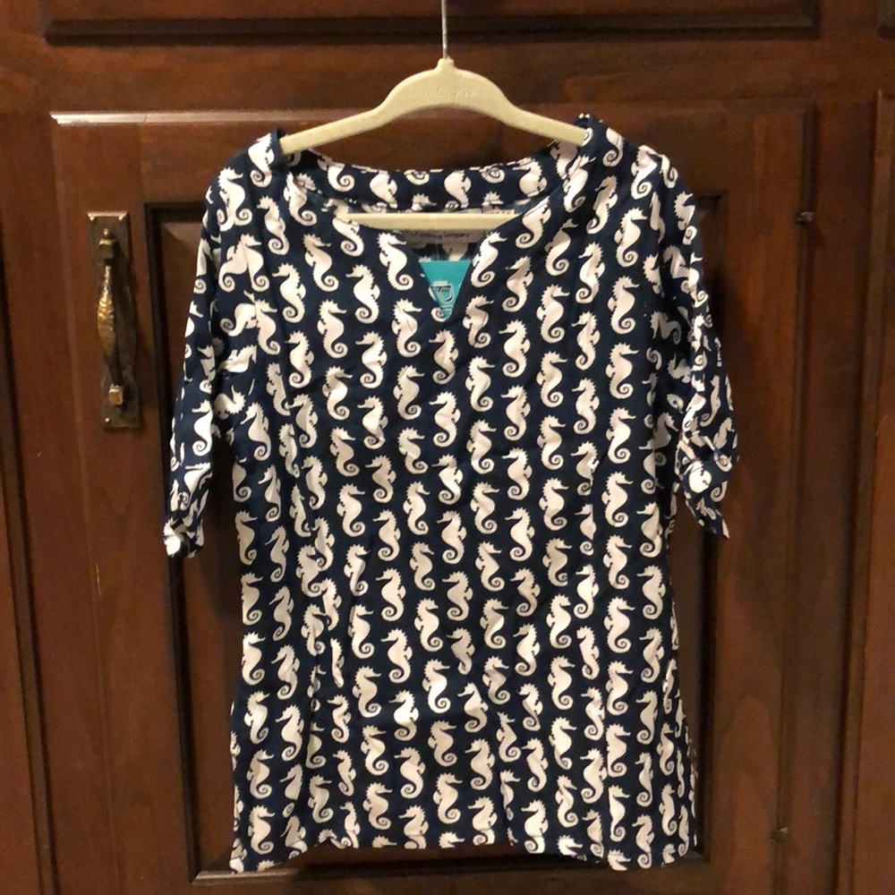 Tybee Island Girls NORAH Seahorse Boho Dress 2T-4T